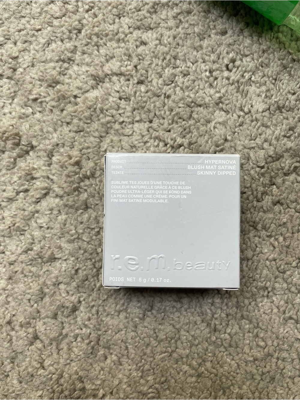 R.E.M. Beauty Hypernova Satin Matte Blush in Skinny Dipped